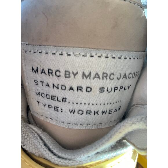 Marc by Marc Jacobs gRoOvY Yellow Hidden Platform high top Sneakers 39 - Picture 10 of 11